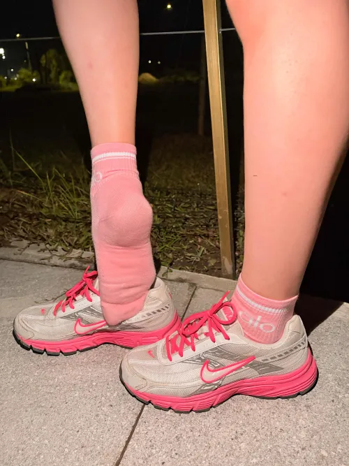 Would you peel them off and sniff after my walk?