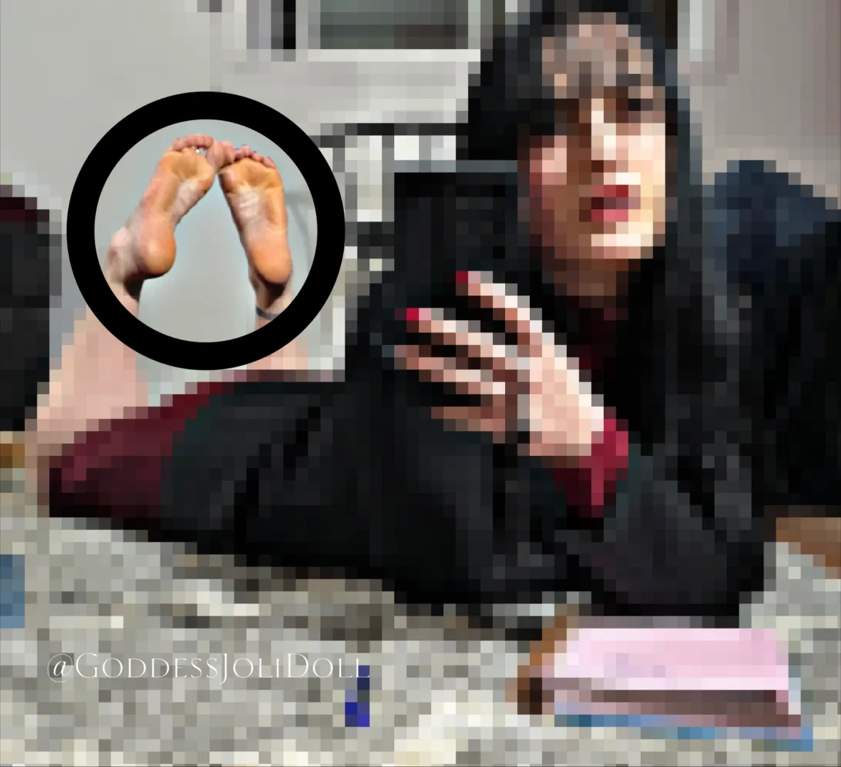 You are literaly love sick for my feet, admit it.