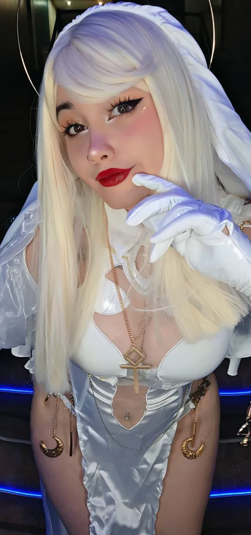 A sweet nun wants to sin with you. Let's meet after evening prayers in my room