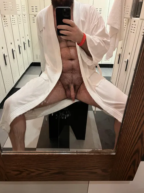 Always wanted to fool around in a locker room
