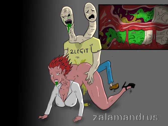 Callie Maggotbone filled to the brim part1 by me (zalamandrus on x.com)