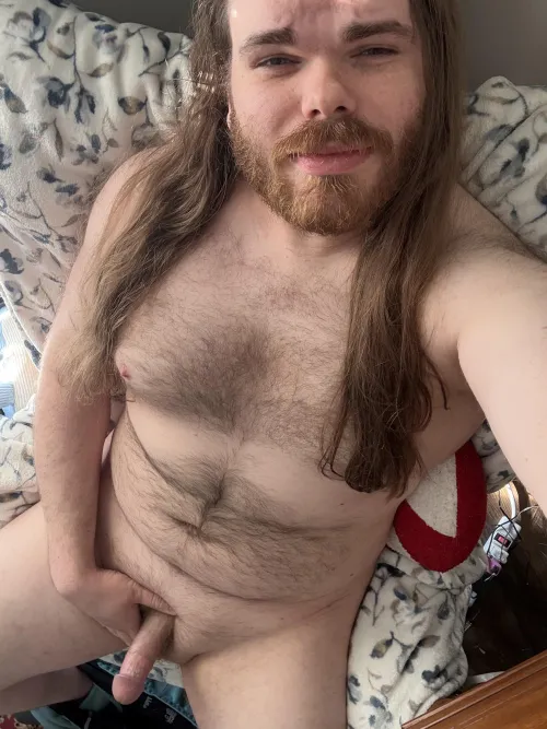 Chillin nude with the blinds open 