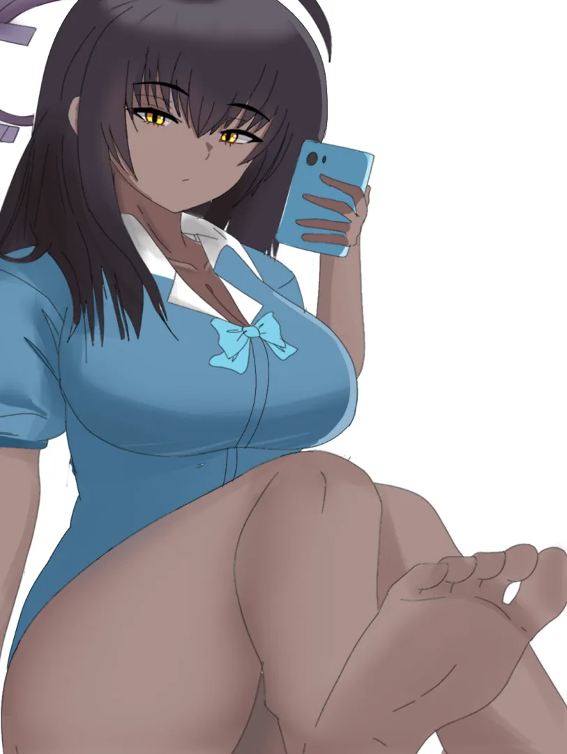 Karin's feets Blue Archive (Zelly - Me)