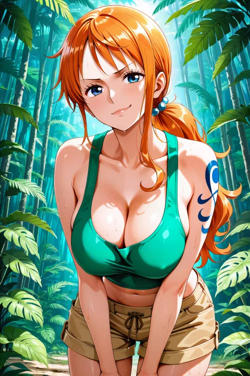 Nami in the jungle - (NexxiArt)