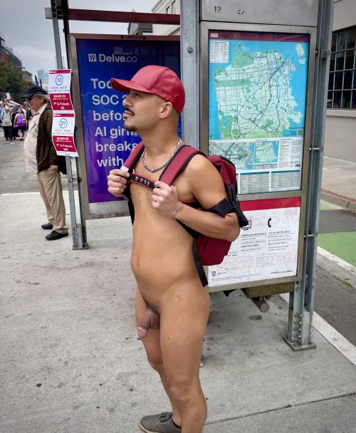 Public transit, private parts.