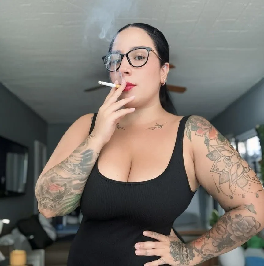 Smoking while being humiliated is so satisfying