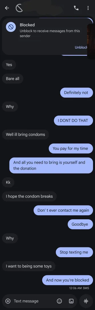 Tell me why his response was 