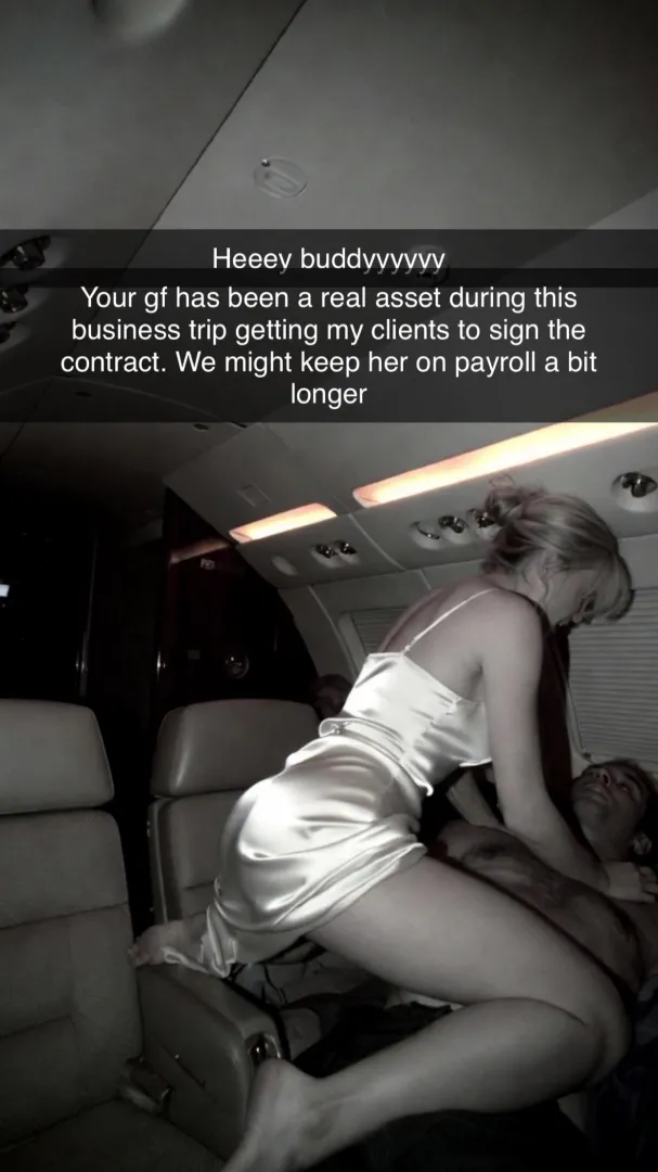 Told my bf I'm going on a business trip