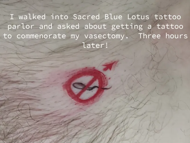 vasectomy tattoo