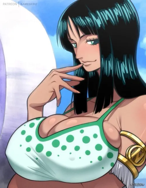 What are you doing if Nico Robin looks at you like this?