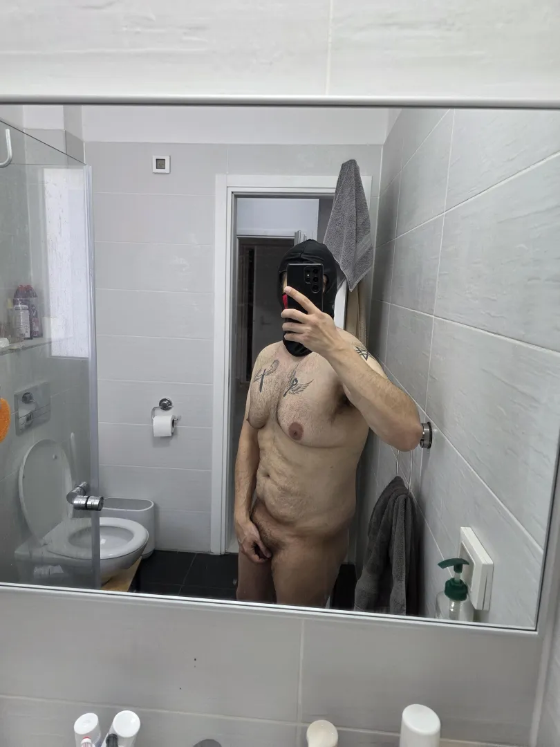 (39) post workout. Sniff? Lick? Someone