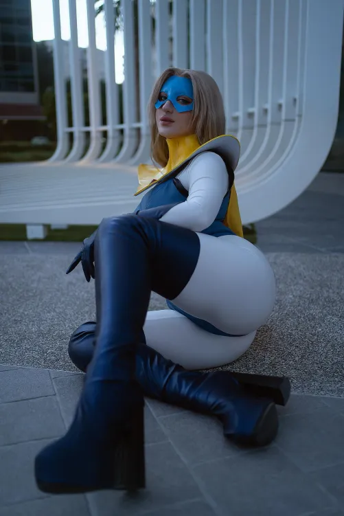 Blonde Blazer from Dispatch cosplay by sevir_cosplay