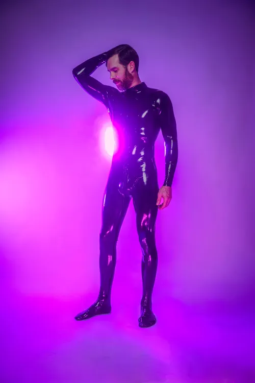 Feeling kinda shiny in my catsuit