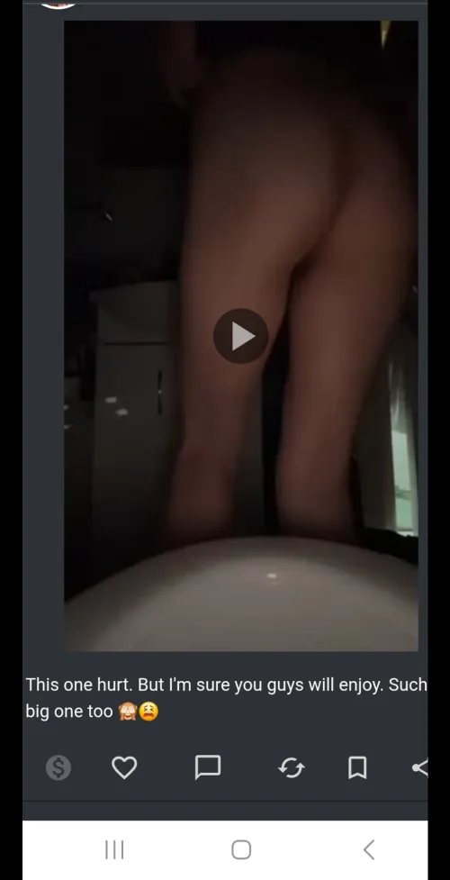 Huuuge poop and slight prolapse for my premium xx