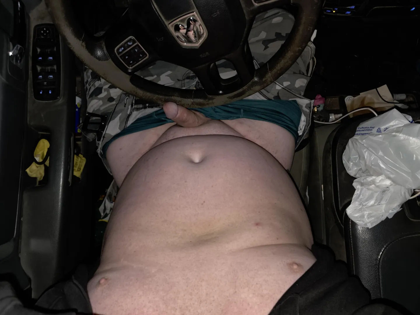 Omw to work horny af