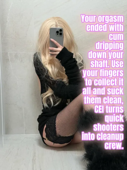 Quick shot means cleanup duty starts now.