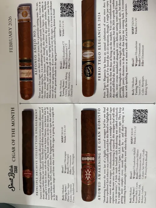 Small batch Feb CTOM $75