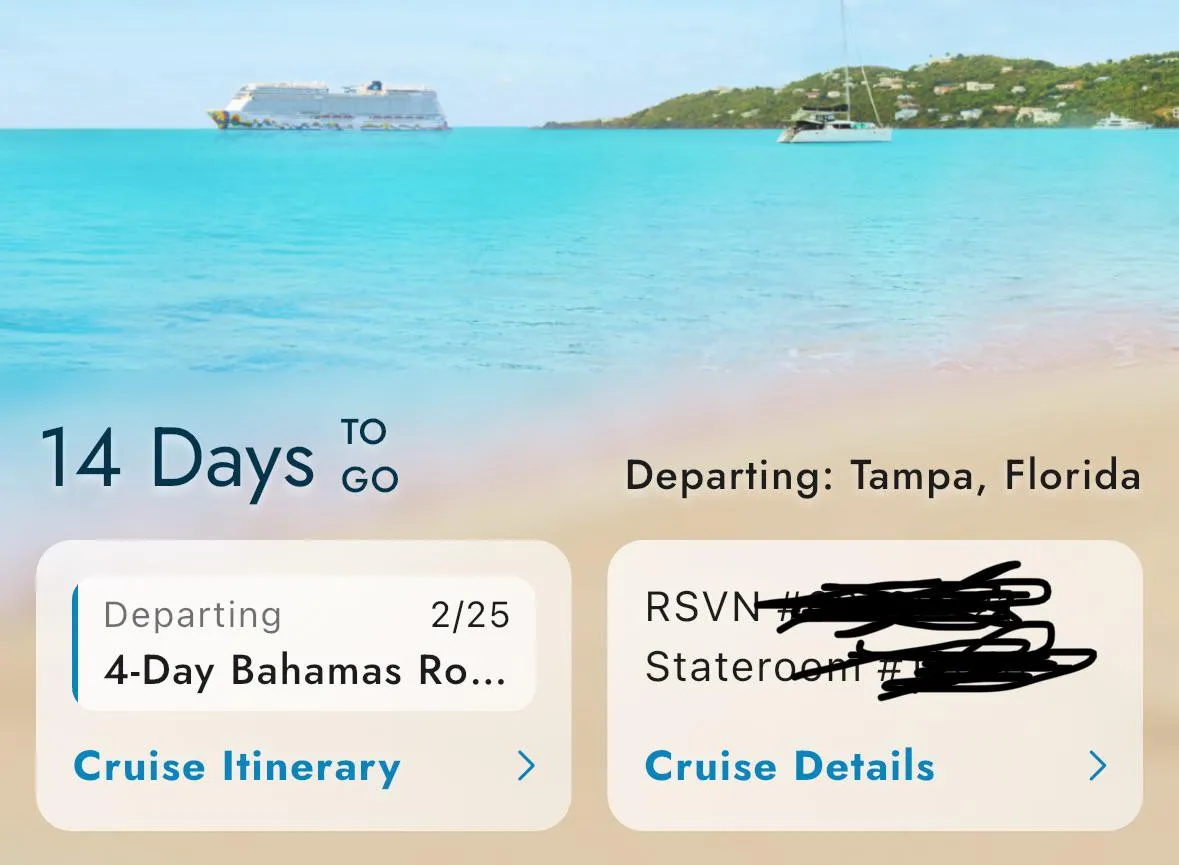 27 [M4A] NCL Dawn - Feb 25, 2026 - Two Weeks to go!