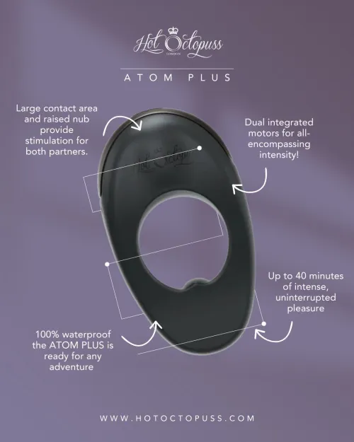 Atom Plus by Hot Octopuss: engineered for couples who want pleasure that lasts
