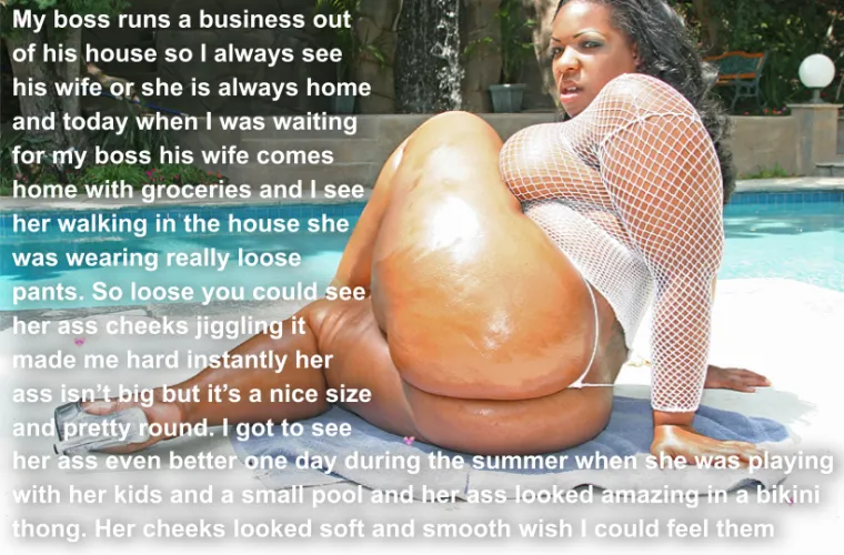 Bosses wife’s ass