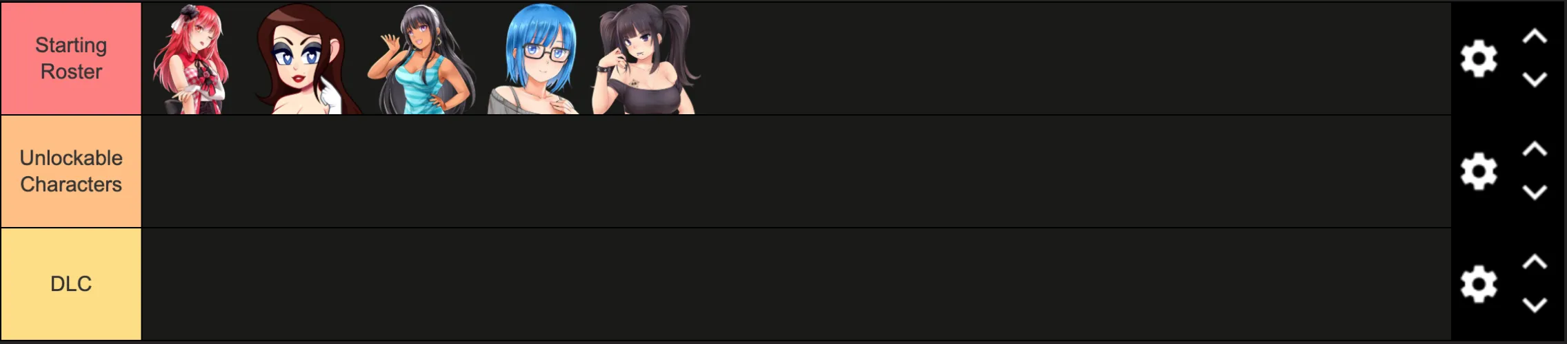 Create a Huniepop Fighting Roster - Day 6