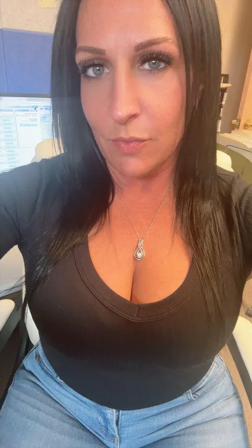 Enjoying the day at work