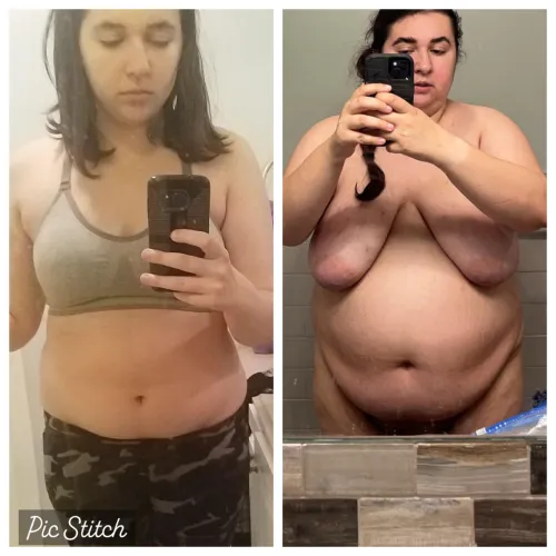 I blew up like a balloon