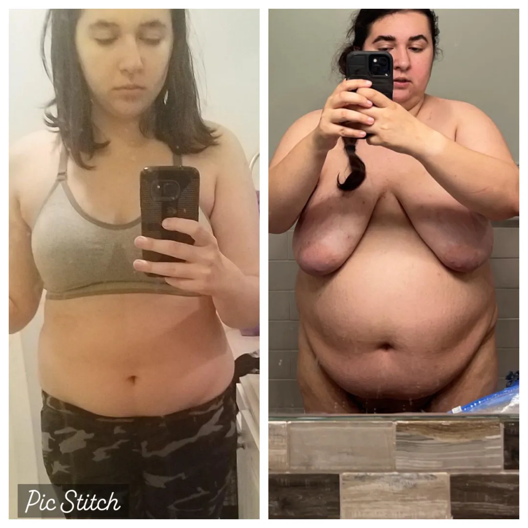 I blew up like a balloon