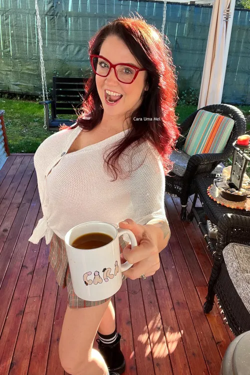 I got my new work coffee cup