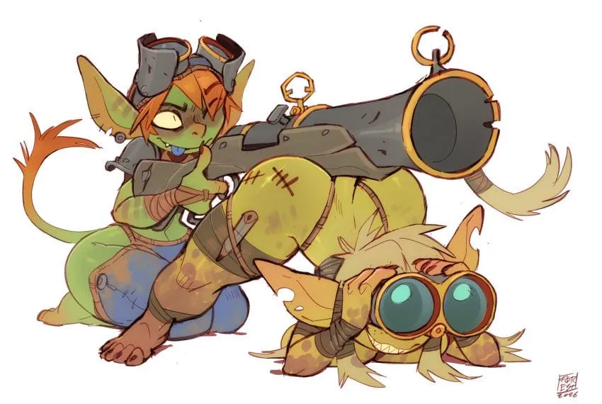 In battle position. (foresttherotten)