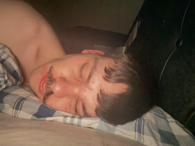 Not asleep but about to be.