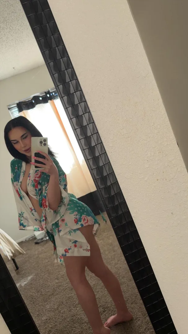 Soft morning, sweet chaos, and an untied robe