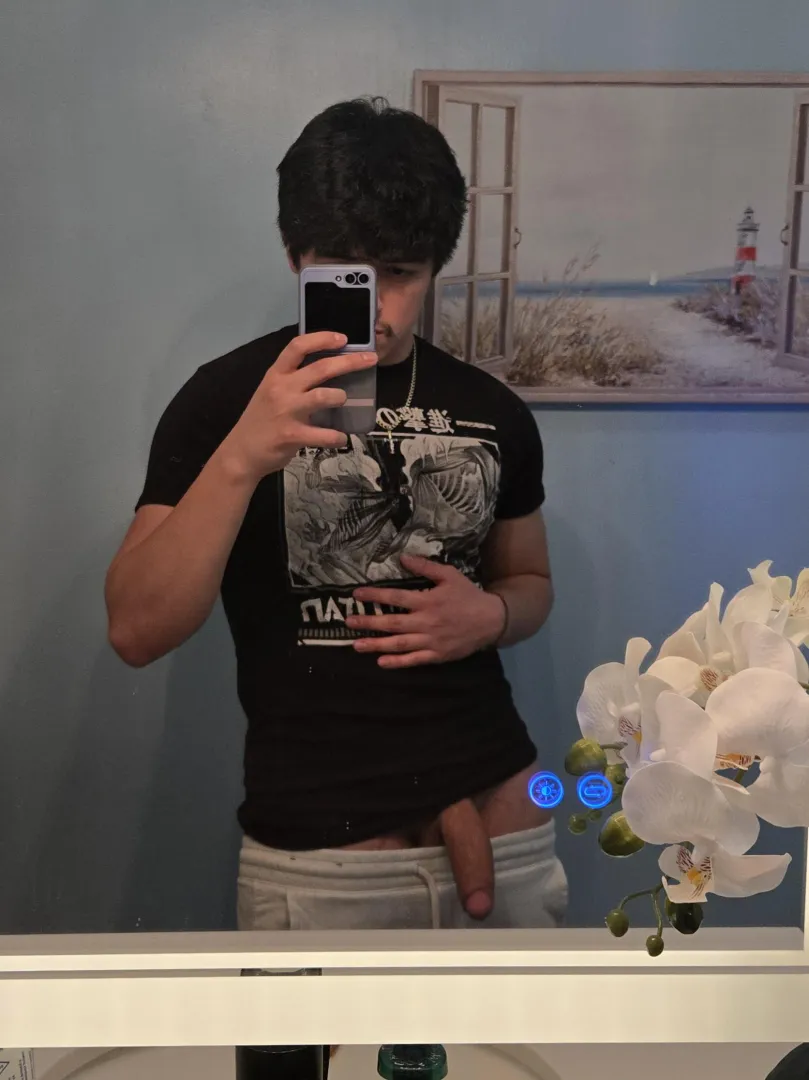 (20) underneath my grey sweatpants