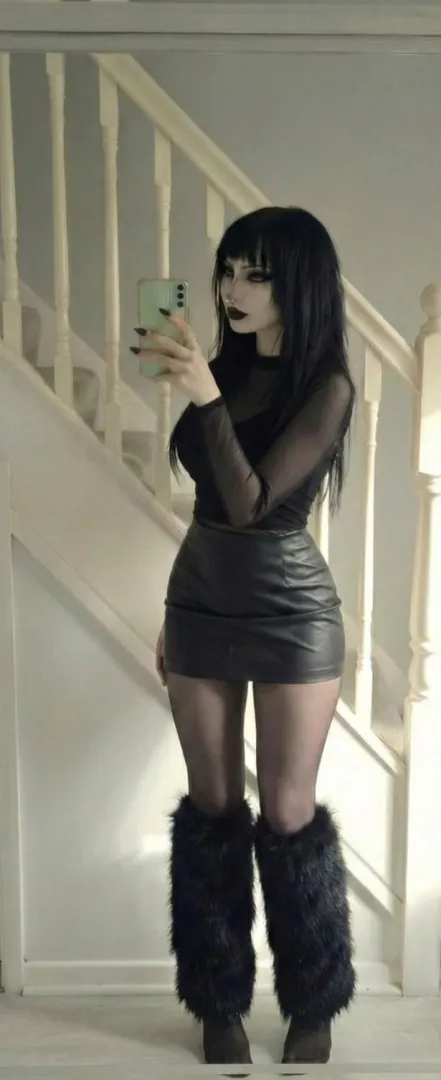 Don't you love the idea of both your balls and wallet being drained by a Goth Goddess