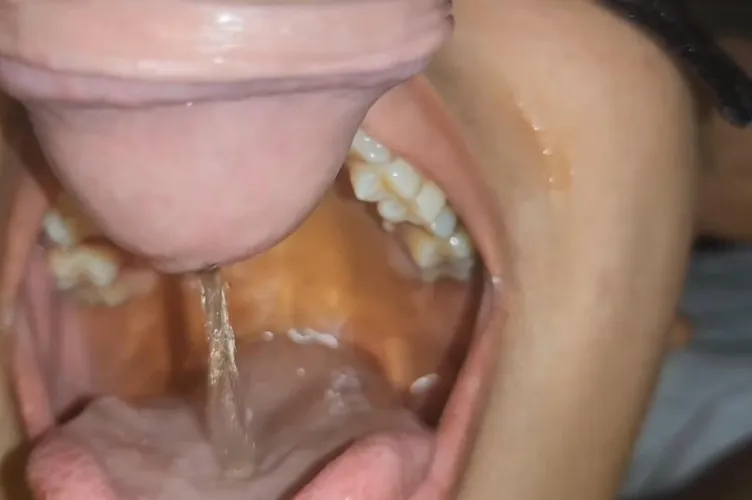 enjoying a fresh drink