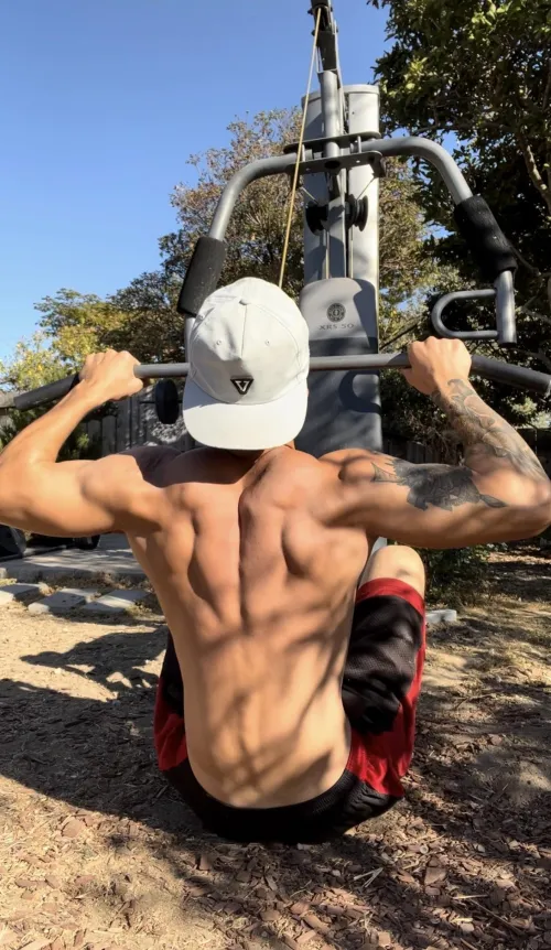 Feeling lean and mean at the gym 