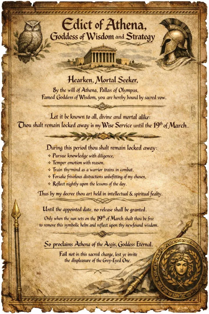 My new locked sissy signed the below contract to be locked for a week 