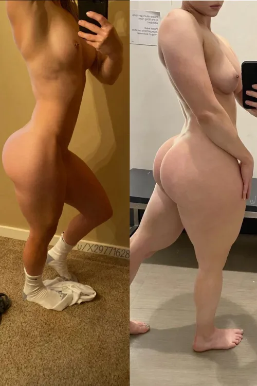 My progress over the last 4 years.. do you prefer left or right? 24F