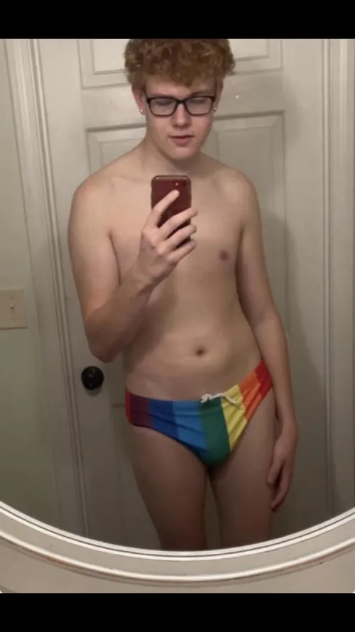 My rainbow speedo