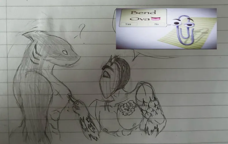 OMG Captain you CANNOT say that to the mantics!! 