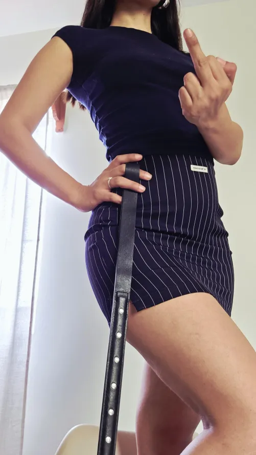 A silent, elegant gesture that screams 'you are nothing'.