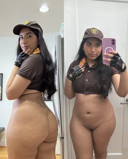 Here to deliver the big brown ass you ordered