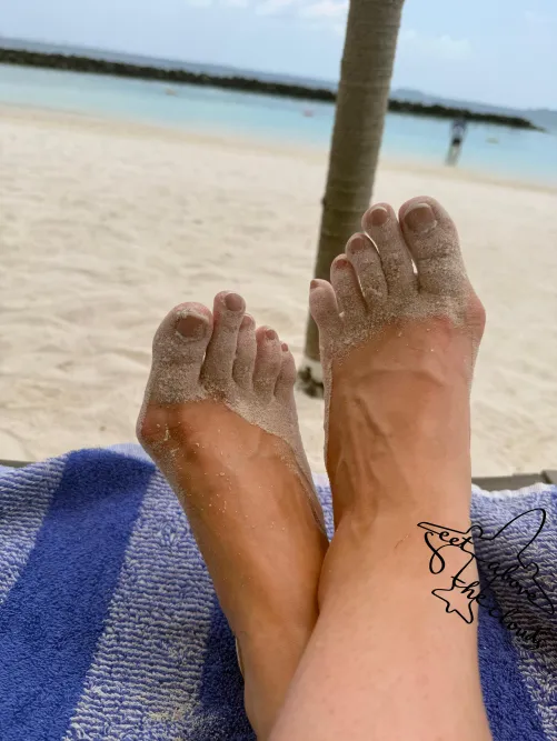 Hopefully the sand doesn’t chip my tips