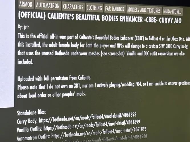 Just Looking for console mods