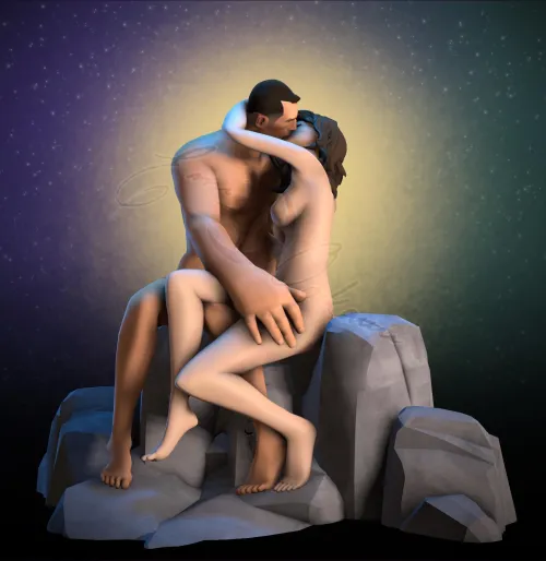 Medic and his gf by  emi-ookami