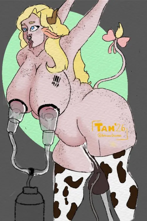 Nothing like getting your udders milked and your needy hole filled