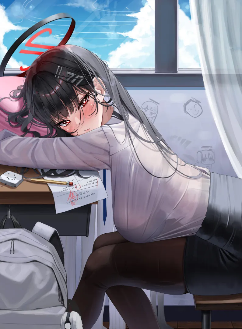 Rio Screwed Up the Test [Blue Archive]