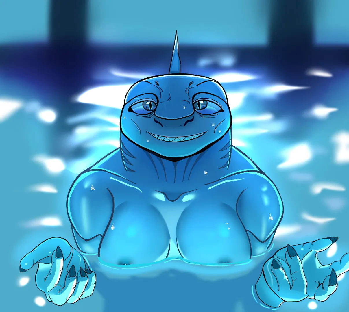 Shark-Girl, aka Iara dos Santos from the x-men (by me)