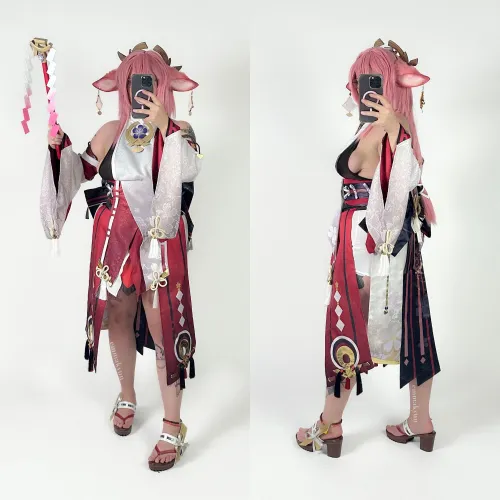 yae miko cosplay by emmakyun