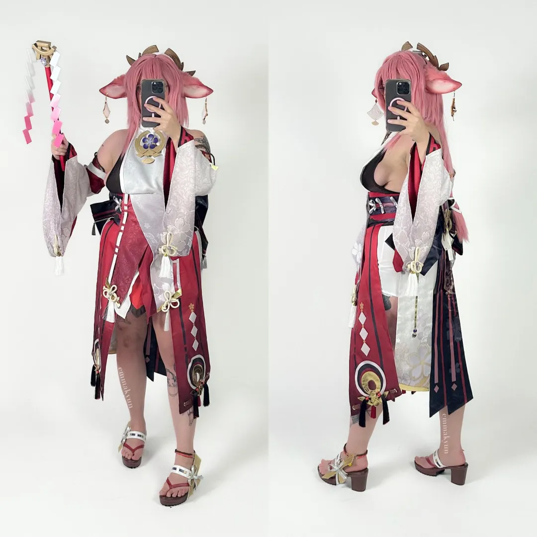 yae miko cosplay by emmakyun